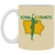 Iowa Cornets WBL Mug Ceramic 11 oz. Women's Pro Basketball League  Team color Tan Iowa Cornets WBL Mug Ceramic 11 oz. Women's Pro Basketball League  Team color Tan