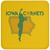 Iowa Cornets WBL Drink Coaster Table Pad Women's Pro Basketball League Team color Athletic Gold Iowa Cornets WBL Drink Coaster Table Pad Women's Pro Basketball League Team color Athletic Gold