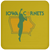 Iowa Cornets WBL Drink Coaster Table Pad Women's Pro Basketball League Team color Old Gold Iowa Cornets WBL Drink Coaster Table Pad Women's Pro Basketball League Team color Old Gold