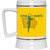 Iowa Cornets WBL Beer Stein 22 oz. Ceramic | Women's Professional Basketball League Team color Athletic Gold Iowa Cornets WBL Beer Stein 22 oz. Ceramic | Women's Professional Basketball League Team color Athletic Gold