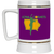 Iowa Cornets WBL Beer Stein 22 oz. Ceramic | Women's Professional Basketball League Team color Purple Iowa Cornets WBL Beer Stein 22 oz. Ceramic | Women's Professional Basketball League Team color Purple