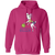 Milwaukee Does WBL Hoodie Pullover Womens Pro Basketball Team color Heliconia Milwaukee Does WBL Hoodie Pullover Womens Pro Basketball Team color Heliconia
