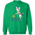 Milwaukee Does WBL Sweatshirt Crewneck Pullover Womens Professional Basketball Team color Irish Green Milwaukee Does WBL Sweatshirt Crewneck Pullover Womens Professional Basketball Team color Irish Green