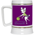 Milwaukee Does WBL Beer Stein 22 oz. Ceramic Women's Professional Basketball League Team color Purple Milwaukee Does WBL Beer Stein 22 oz. Ceramic Women's Professional Basketball League Team color Purple
