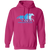 Minnesota Fillies WBL Hoodie Pullover Womens Pro Basketball Team color Heliconia Minnesota Fillies WBL Hoodie Pullover Womens Pro Basketball Team color Heliconia