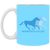 Minnesota Fillies WBL Mug Ceramic 11 oz. Women's Pro Basketball League  Team color Columbia Blue Minnesota Fillies WBL Mug Ceramic 11 oz. Women's Pro Basketball League  Team color Columbia Blue