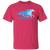Minnesota Fillies T-shirt Cotton WBL Womens Pro Basketball Team Tee color Heliconia Minnesota Fillies T-shirt Cotton WBL Womens Pro Basketball Team Tee color Heliconia