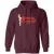 Nebraska Wranglers WBL Hoodie Pullover Womens Pro Basketball Team color Maroon Nebraska Wranglers WBL Hoodie Pullover Womens Pro Basketball Team color Maroon
