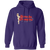 Nebraska Wranglers WBL Hoodie Pullover Womens Pro Basketball Team color Purple Nebraska Wranglers WBL Hoodie Pullover Womens Pro Basketball Team color Purple