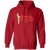Nebraska Wranglers WBL Hoodie Pullover Womens Pro Basketball Team color Red Nebraska Wranglers WBL Hoodie Pullover Womens Pro Basketball Team color Red