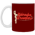 New England Gulls WBL Mug Ceramic 11 oz. Women's Pro Basketball League  Team color Maroon New England Gulls WBL Mug Ceramic 11 oz. Women's Pro Basketball League  Team color Maroon