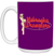 Nebraska Wranglers WBL Mug Ceramic 15 oz. Women's Professional Basketball League color Purple Nebraska Wranglers WBL Mug Ceramic 15 oz. Women's Professional Basketball League color Purple