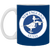 New England Gulls WBL Mug Ceramic 11 oz. Women's Pro Basketball League  Team color Royal Blue New England Gulls WBL Mug Ceramic 11 oz. Women's Pro Basketball League  Team color Royal Blue