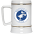 New England Gulls WBL Beer Stein Mug Ceramic 22 Oz. Women's Professional Basketball League Team color White New England Gulls WBL Beer Stein Mug Ceramic 22 Oz. Women's Professional Basketball League Team color White