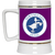 New England Gulls WBL Beer Stein Mug Ceramic 22 Oz. Women's Professional Basketball League Team color Purple New England Gulls WBL Beer Stein Mug Ceramic 22 Oz. Women's Professional Basketball League Team color Purple