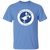New England Gulls T-shirt Cotton WBL Womens Pro Basketball Team Tee color Carolina Blue New England Gulls T-shirt Cotton WBL Womens Pro Basketball Team Tee color Carolina Blue