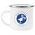 New England Gulls Camping Mug 12 oz. Enamel Women's Pro Basketball League Team color White New England Gulls Camping Mug 12 oz. Enamel Women's Pro Basketball League Team color White