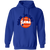 New Jersey Gems WBL Hoodie Pullover Womens Pro Basketball Team color Royal Blue New Jersey Gems WBL Hoodie Pullover Womens Pro Basketball Team color Royal Blue