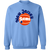 New Jersey Gems WBL Sweatshirt Crewneck Pullover Womens Professional Basketball Team color Carolina Blue New Jersey Gems WBL Sweatshirt Crewneck Pullover Womens Professional Basketball Team color Carolina Blue