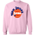 New Jersey Gems WBL Sweatshirt Crewneck Pullover Womens Professional Basketball Team color Pink New Jersey Gems WBL Sweatshirt Crewneck Pullover Womens Professional Basketball Team color Pink