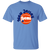 New Jersey Gems T-shirt Cotton WBL Womens Pro Basketball Team Tee color Carolina Blue New Jersey Gems T-shirt Cotton WBL Womens Pro Basketball Team Tee color Carolina Blue