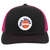 New Jersey Gems WBL Womens Pro Basketball League Team Trucker Cap color Black/Pink New Jersey Gems WBL Womens Pro Basketball League Team Trucker Cap color Black/Pink
