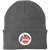 New Jersey Gems WBL Beanie Knit Cap Womens Pro Basketball League Team color Gray New Jersey Gems WBL Beanie Knit Cap Womens Pro Basketball League Team color Gray