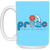 New Orleans Pride WBL Mug Ceramic 15 oz. Women's Professional Basketball League color Columbia Blue New Orleans Pride WBL Mug Ceramic 15 oz. Women's Professional Basketball League color Columbia Blue