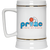 New Orleans Pride WBL Beer Stein Mug Ceramic 22 Oz. Women's Professional Basketball League Team color White New Orleans Pride WBL Beer Stein Mug Ceramic 22 Oz. Women's Professional Basketball League Team color White