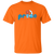 New Orleans Pride T-shirt Cotton WBL Womens Pro Basketball Team Tee color Safety Orange New Orleans Pride T-shirt Cotton WBL Womens Pro Basketball Team Tee color Safety Orange