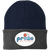 New Orleans Pride WBL Beanie Knit Cap Womens Pro Basketball League Team color Navy/Grey New Orleans Pride WBL Beanie Knit Cap Womens Pro Basketball League Team color Navy/Grey