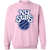 New York Stars WBL Sweatshirt Crewneck Pullover Womens Professional Basketball Team color Pink New York Stars WBL Sweatshirt Crewneck Pullover Womens Professional Basketball Team color Pink