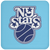 New York Stars WBL Drink Coaster Table Pad Women's Pro Basketball League Team color Columbia Blue New York Stars WBL Drink Coaster Table Pad Women's Pro Basketball League Team color Columbia Blue