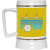 San Francisco Pioneers WBL Beer Stein Mug Ceramic 22 Oz. Women's Professional Basketball League Team color Old Gold San Francisco Pioneers WBL Beer Stein Mug Ceramic 22 Oz. Women's Professional Basketball League Team color Old Gold