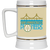 San Francisco Pioneers WBL Beer Stein Mug Ceramic 22 Oz. Women's Professional Basketball League Team color Tan San Francisco Pioneers WBL Beer Stein Mug Ceramic 22 Oz. Women's Professional Basketball League Team color Tan