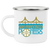 San Francisco Pioneers Camping Mug 12 oz. Enamel Women's Pro Basketball League Team color White San Francisco Pioneers Camping Mug 12 oz. Enamel Women's Pro Basketball League Team color White