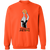 Washington Metros Sweatshirt WBL Sweatshirt Crewneck Pullover Womens Professional Basketball Team color Orange Washington Metros Sweatshirt WBL Sweatshirt Crewneck Pullover Womens Professional Basketball Team color Orange