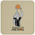 Washington Metros WBL Drink Coaster Table Pad Women's Pro Basketball League Team color Tan Washington Metros WBL Drink Coaster Table Pad Women's Pro Basketball League Team color Tan