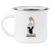 Washington Metros Camping Mug 12 oz. Enamel Women's Pro Basketball League Team color White Washington Metros Camping Mug 12 oz. Enamel Women's Pro Basketball League Team color White