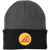 Atlanta Apollos NASL Knit Beanie Cap North American Soccer League color Gray/Black Atlanta Apollos NASL Knit Beanie Cap North American Soccer League color Gray/Black