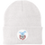 Chicago Mustangs NASL Knit Beanie Cap North American Soccer League color White Chicago Mustangs NASL Knit Beanie Cap North American Soccer League color White