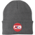 Kansas City Spurs NASL Beanie Cap Knit North American Soccer League Team color Gray Kansas City Spurs NASL Beanie Cap Knit North American Soccer League Team color Gray