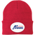 Montreal Manic NASL Beanie Knit Cap North American Soccer League Team color Red Montreal Manic NASL Beanie Knit Cap North American Soccer League Team color Red