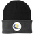 Oakland Clippers NASL Beanie Cap Knit North American Soccer League Team color Black/Grey Oakland Clippers NASL Beanie Cap Knit North American Soccer League Team color Black/Grey