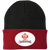 Toronto Metros-Croatia NASL Beanie Cap Knit North American Soccer League Team color Black/Red Toronto Metros-Croatia NASL Beanie Cap Knit North American Soccer League Team color Black/Red