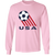 Team USA Soccer Long Sleeve Shirt United States of America color Pink Team USA Soccer Long Sleeve Shirt United States of America color Pink