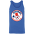 Washington Diplomats NASL Tank Top Classic North American Soccer League Team color Royal Blue Triblend