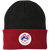 Boston Minutemen NASL Beanie Cap Knit North American Soccer League Team color Black/ Red Boston Minutemen NASL Beanie Cap Knit North American Soccer League Team color Black/ Red