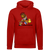 San Diego Conquistadors ABA Hoodie Pullover American Basketball Association color Red San Diego Conquistadors ABA Hoodie Pullover American Basketball Association color Red