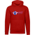 Utah Stars ABA Basketball Hoodie Pullover color Red